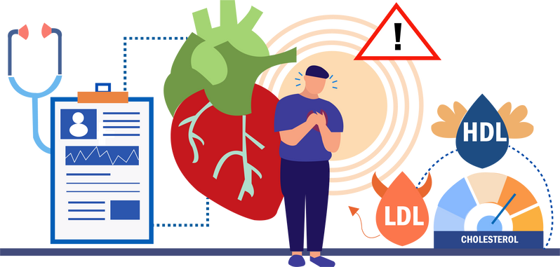 Heart Attack Illustration